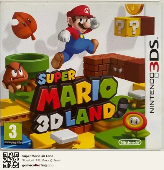 Super Mario 3D Land Nintendo 3DS, France box front