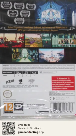 Cris Tales Nintendo Switch, PAL box back
