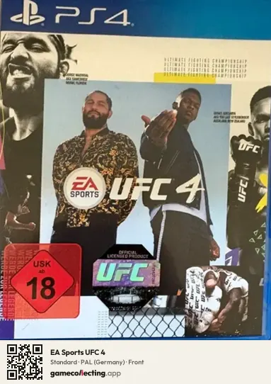 EA Sports UFC 4 PlayStation 4, Germany box front