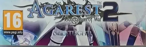 Record of Agarest War 2, the PEGI square on its front
