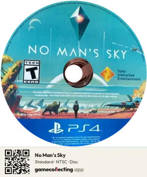 No Man's Sky PlayStation 4, NTSC disc