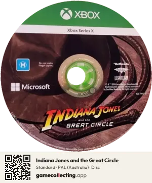 Indiana Jones and the Great Circle Xbox Series X, PAL disc