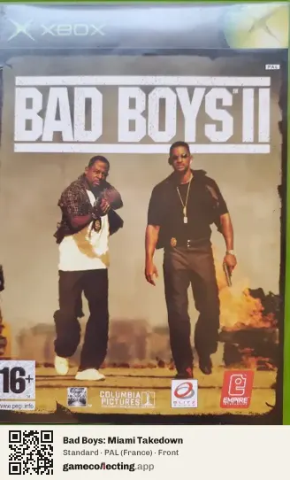 Bad Boys: Miami Takedown Xbox, France box front