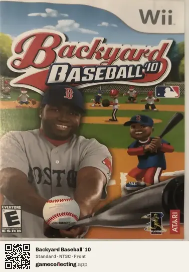 Backyard Baseball '10 Nintendo Wii, NTSC box front