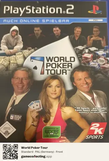 World Poker Tour PlayStation 2, Germany box front