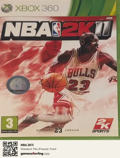 NBA 2K11 Xbox 360, France box front