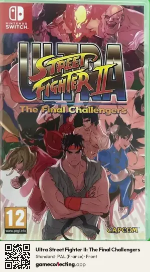 Ultra Street Fighter II: The Final Challengers Nintendo Switch, France box front
