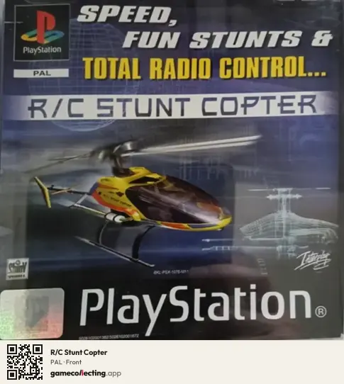 R/C Stunt Copter PlayStation, PAL box front
