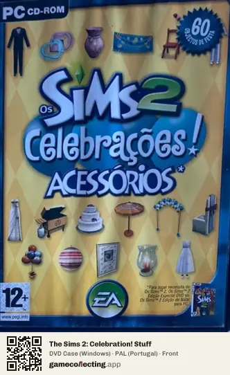 The Sims 2: Celebration! Stuff Computer, Portugal box front
