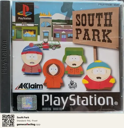 South Park PlayStation, PAL box front