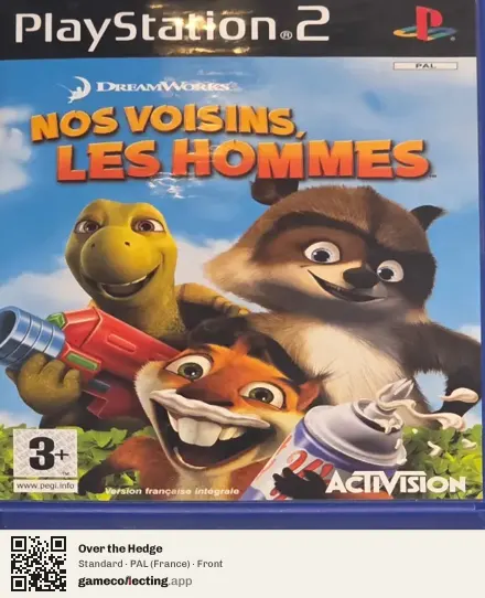 Over the Hedge PlayStation 2, France box front