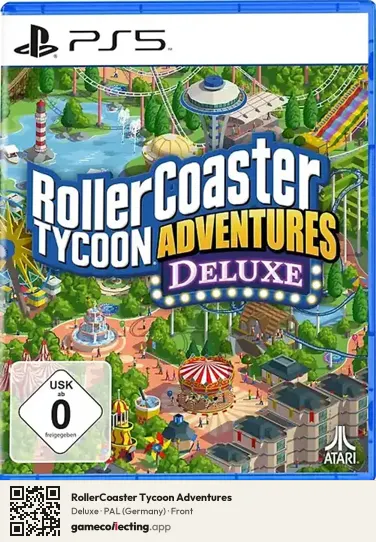 RollerCoaster Tycoon Adventures PlayStation 5, Germany box front