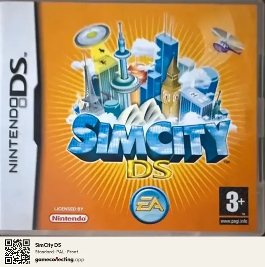 SimCity DS Nintendo DS, PAL box front