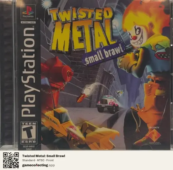 Twisted Metal: Small Brawl PlayStation, NTSC box front