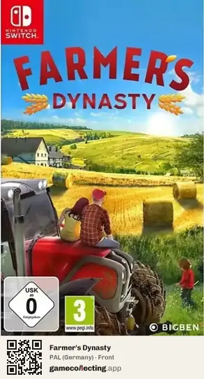 Farmer's Dynasty Nintendo Switch, Germany box front