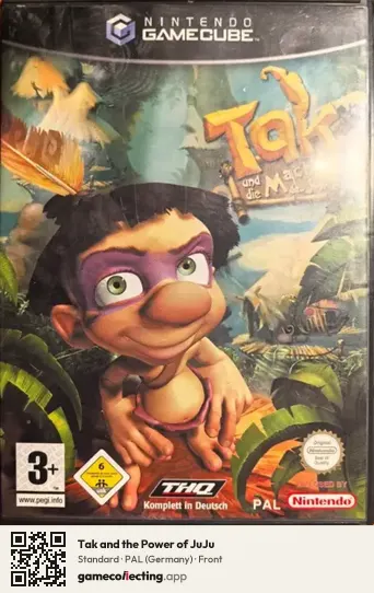 Tak and the Power of JuJu Nintendo GameCube, Germany box front