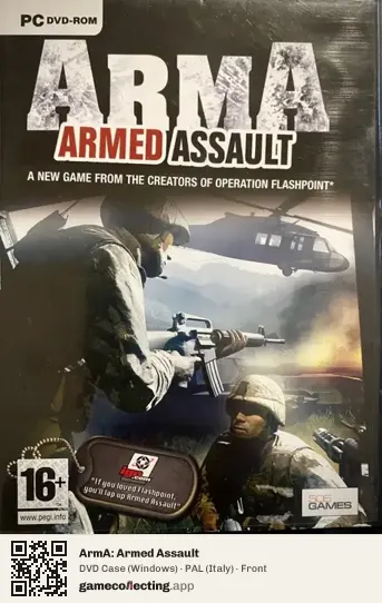 ArmA: Armed Assault Computer, Italy box front