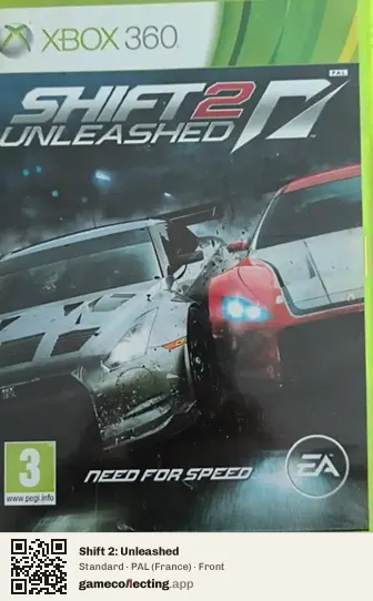 Shift 2: Unleashed Xbox 360, France box front