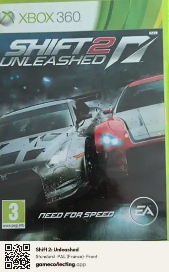 Shift 2: Unleashed Xbox 360, France box front