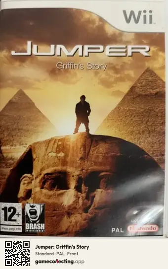 Jumper: Griffin's Story Nintendo Wii, PAL box front