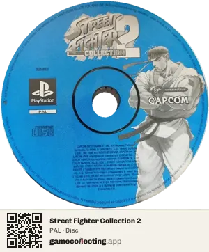 Street Fighter Collection 2 PlayStation, PAL disc