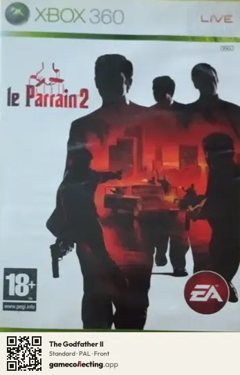 The Godfather II Xbox 360, PAL box front
