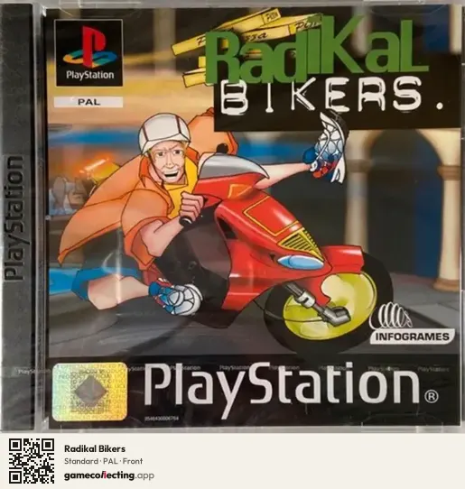 Radikal Bikers PlayStation, PAL box front