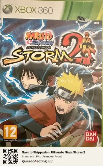 Naruto Shippuden: Ultimate Ninja Storm 2 Xbox 360, France box front