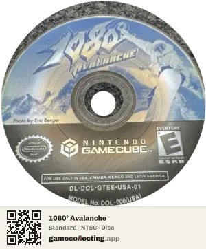 1080° Avalanche Nintendo GameCube, NTSC disc