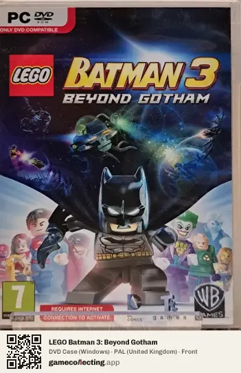 LEGO Batman 3: Beyond Gotham Computer, United Kingdom box front