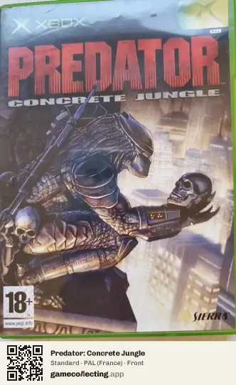 Predator: Concrete Jungle Xbox, France box front