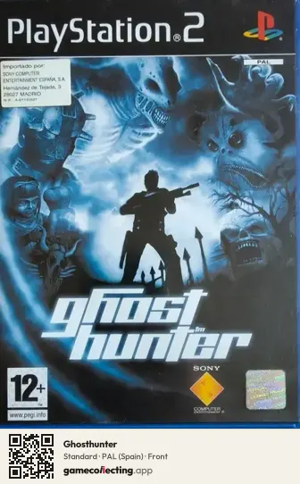 Ghosthunter PlayStation 2, Spain box front