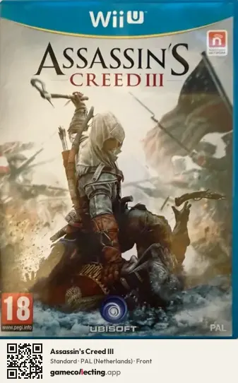 Assassin's Creed III Nintendo Wii U, Netherlands box front