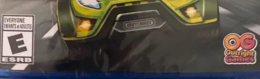 Matchbox Driving Adventures, the ESRB box on its front
