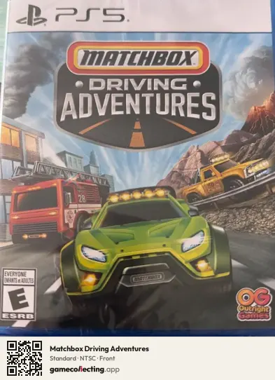 Matchbox Driving Adventures PlayStation 5, NTSC box front