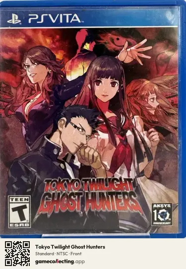 Tokyo Twilight Ghost Hunters PlayStation Vita, NTSC box front