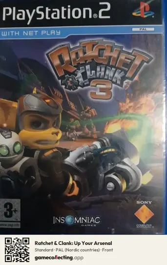 Ratchet & Clank: Up Your Arsenal PlayStation 2, Nordic countries box front