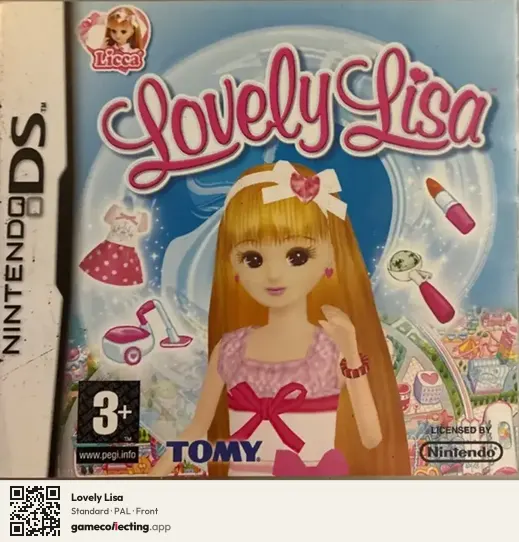 Lovely Lisa Nintendo DS, PAL box front