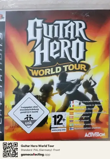 Guitar Hero World Tour PlayStation 3, Germany box front