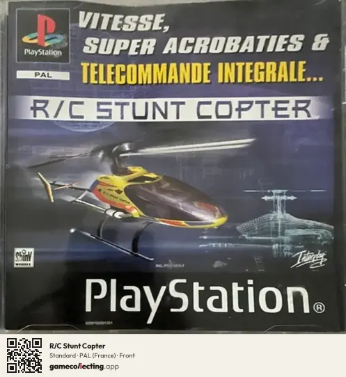 R/C Stunt Copter PlayStation, France box front