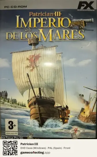 Patrician III Computer, Spain box front