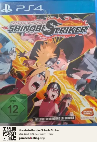 Naruto to Boruto: Shinobi Striker PlayStation 4, Germany box front