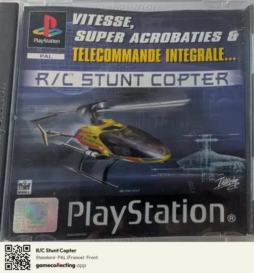 R/C Stunt Copter PlayStation, France box front