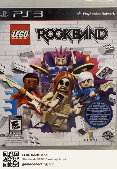 LEGO Rock Band PlayStation 3, Canada box front