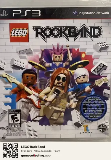 LEGO Rock Band PlayStation 3, Canada box front