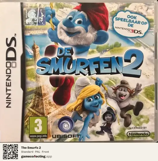 The Smurfs 2 Nintendo DS, PAL box front