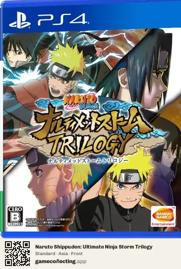 Naruto Shippuden: Ultimate Ninja Storm Trilogy PlayStation 4, Asia box front
