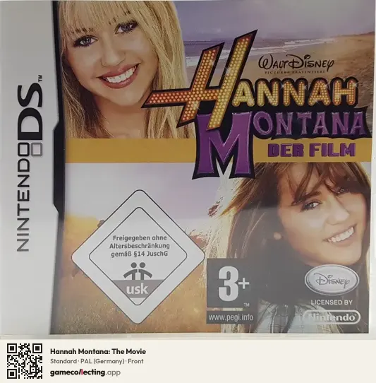 Hannah Montana: The Movie Nintendo DS, Germany box front