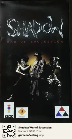 Shadow: War of Succession 3DO Interactive Multiplayer, NTSC box front