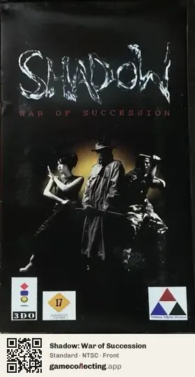 Shadow: War of Succession 3DO Interactive Multiplayer, NTSC box front